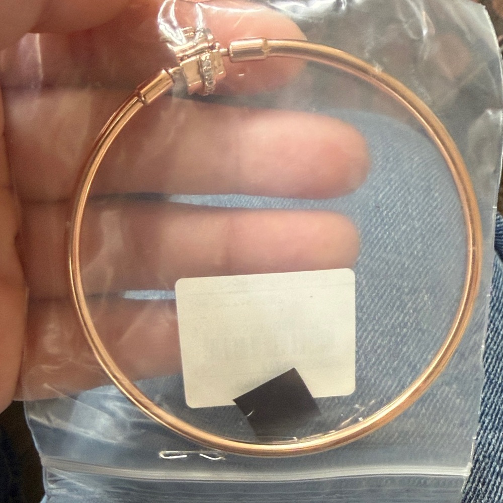 Pandora Radiant Rose Gold Bangle - Picture 2 of 4